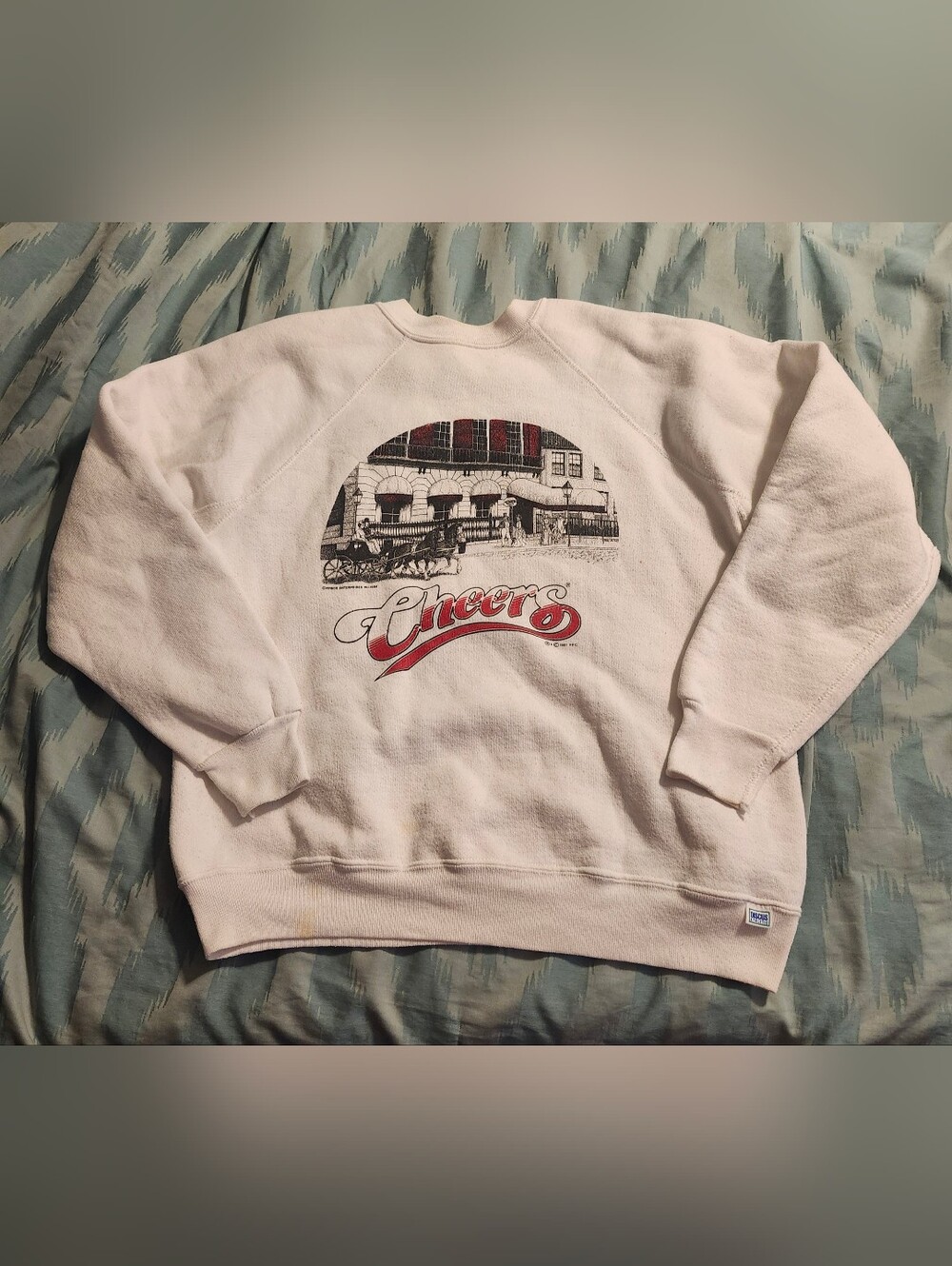 Vintage Rare TV Show Cheers Crew Neck‎ Sweatshirt 1987 Men's Size Medium